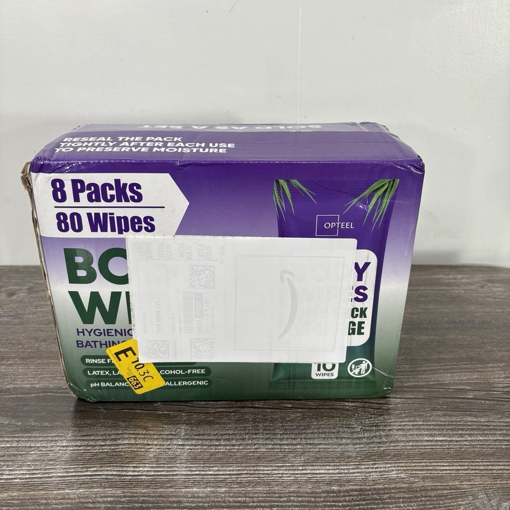 Super Thick Bath Wipes No-rinse Shower Alternative Hospital Grade 80ct